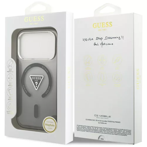 Guess - IML Gradient Triangle MagSafe (GUHMP18XHGTMLCGK) - iPhone 18 Pro Max / iPhone 17 Pro Max - Black