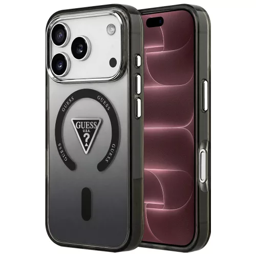 Guess - IML Gradient Triangle MagSafe (GUHMP18XHGTMLCGK) - iPhone 18 Pro Max / iPhone 17 Pro Max - Black
