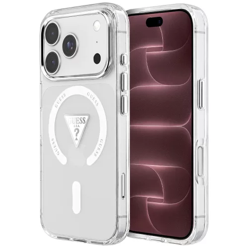 Guess - IML Gradient Triangle MagSafe (GUHMP18XHGTMLCGT) - iPhone 18 Pro Max / iPhone 17 Pro Max - Clear