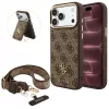 Guess - Hardcase 4G Cardslot & Big Strap MagSafe (GUBPHUP18XP4SM44CW) - iPhone 18 Pro Max / iPhone 17 Pro Max - Brown