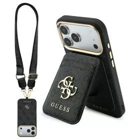   Guess - Hardcase 4G Cardslot & Big Strap MagSafe (GUBPHUP18LP4SM44CK) - iPhone 18 Pro / iPhone 17 Pro - Black