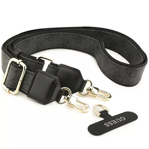 Guess - Hardcase 4G Cardslot & Big Strap MagSafe (GUBPHUP18LP4SM44CK) - iPhone 18 Pro / iPhone 17 Pro - Black