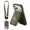 Guess - Hardcase 4G Cardslot & Big Strap MagSafe (GUBPHUP18LP4SM44CW) - iPhone 18 Pro / iPhone 17 Pro - Brown