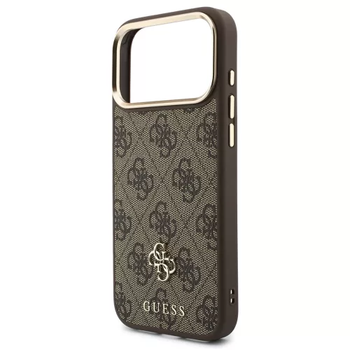 Guess - Hardcase 4G Cardslot & Big Strap MagSafe (GUBPHUP18LP4SM44CW) - iPhone 18 Pro / iPhone 17 Pro - Brown