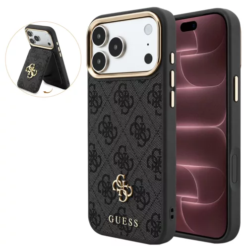 Guess - Hardcase 4G Cardslot MagSafe (GUBPHCP18XP4SM44CK) - iPhone 18 Pro Max / iPhone 17 Pro Max - Black