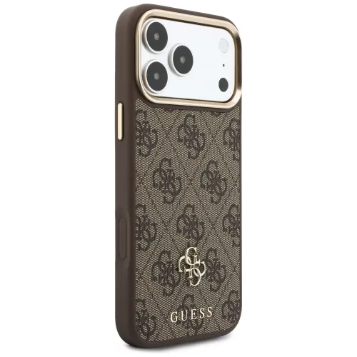 Guess - Hardcase 4G Cardslot MagSafe (GUBPHCP18XP4SM44CW) - iPhone 18 Pro Max / iPhone 17 Pro Max - Brown