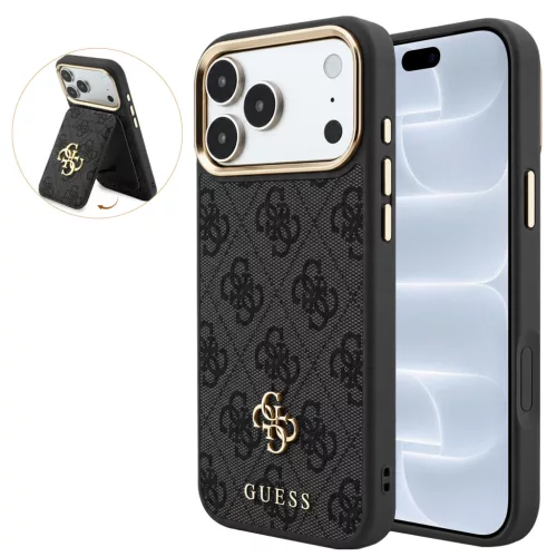 Guess - Hardcase 4G Cardslot MagSafe (GUBPHCP18LP4SM44CK) - iPhone 18 Pro / iPhone 17 Pro - Black