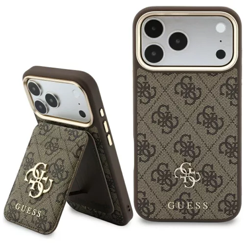 Guess - Hardcase 4G Cardslot MagSafe (GUBPHCP18LP4SM44CW) - iPhone 18 Pro / iPhone 17 Pro - Brown