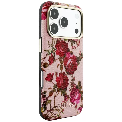 Guess - Blossom Roses Print MagSafe (GUHMP18X6PWGTBEP) - iPhone 18 Pro Max / iPhone 17 Pro Max - Pink