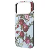 Guess - Blossom Roses Print MagSafe (GUHMP18X6PWGTBEB) - iPhone 18 Pro Max / iPhone 17 Pro Max - Light Blue