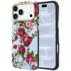 Guess - Blossom Roses Print MagSafe (GUHMP18L6PWGTBEB) - iPhone 18 Pro / iPhone 17 Pro - Light Blue