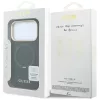 Guess - Grained Leather Ring Stand 360 Classic Logo MagSafe (GUHMP18L6PSGRSCLK) - iPhone 18 Pro / iPhone 17 Pro - Black