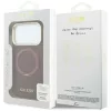 Guess - Grained Leather Ring Stand 360 Classic Logo MagSafe (GUHMP18L6PSGRSCLU) - iPhone 18 Pro / iPhone 17 Pro - Burgundy