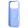 Guess - Grained Leather Ring Stand 360 Classic Logo MagSafe (GUHMP18L6PSGRSCLB) - iPhone 18 Pro / iPhone 17 Pro - Light Blue