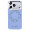 Guess - Grained Leather Ring Stand 360 Classic Logo MagSafe (GUHMP18X6PSGRSCLB) - iPhone 18 Pro Max / iPhone 17 Pro Max - Light Blue