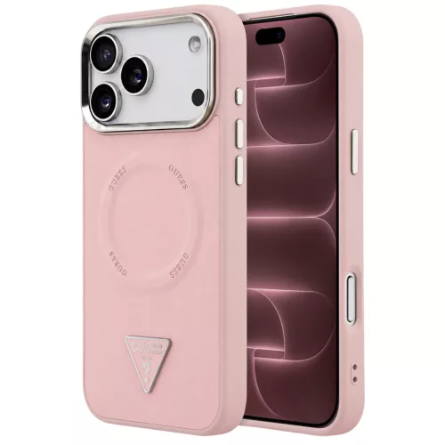Guess - Hardcase Triangle Logo MagSafe (GUHMP18XPSDTSCMP) - iPhone 18 Pro Max / iPhone 17 Pro Max - Pink