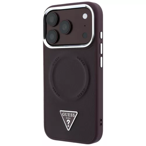 Guess - Hardcase Triangle Logo MagSafe (GUHMP18XPSDTSCMU) - iPhone 18 Pro Max / iPhone 17 Pro Max - Burgundy