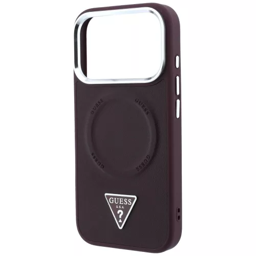 Guess - Hardcase Triangle Logo MagSafe (GUHMP18XPSDTSCMU) - iPhone 18 Pro Max / iPhone 17 Pro Max - Burgundy