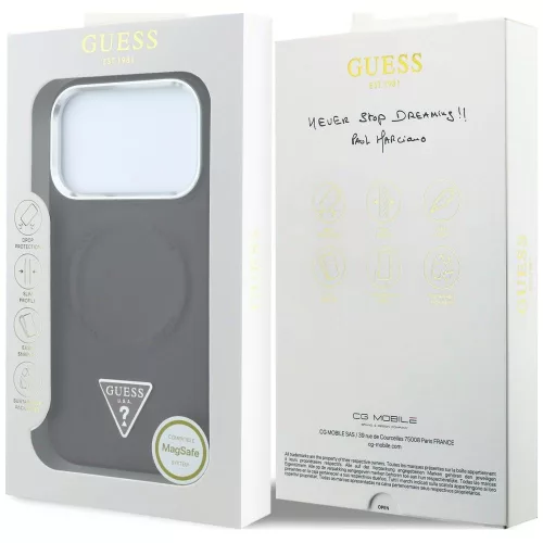 Guess - Hardcase Triangle Logo MagSafe (GUHMP18XPSDTSCMU) - iPhone 18 Pro Max / iPhone 17 Pro Max - Burgundy