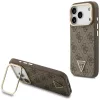 Guess - Hardcase 4G Triangle Logo & Stand Camera MagSafe (GUHMP18LPCS4GPTW) - iPhone 18 Pro / iPhone 17 Pro - Brown