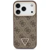 Guess - Hardcase 4G Triangle Logo & Stand Camera MagSafe (GUHMP18LPCS4GPTW) - iPhone 18 Pro / iPhone 17 Pro - Brown
