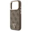 Guess - Hardcase 4G Triangle Logo & Stand Camera MagSafe (GUHMP18LPCS4GPTW) - iPhone 18 Pro / iPhone 17 Pro - Brown