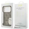 Guess - Hardcase 4G Triangle Logo & Stand Camera MagSafe (GUHMP18LPCS4GPTW) - iPhone 18 Pro / iPhone 17 Pro - Brown