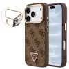 Guess - Hardcase 4G Triangle Logo & Stand Camera MagSafe (GUHMP18LPCS4GPTW) - iPhone 18 Pro / iPhone 17 Pro - Brown