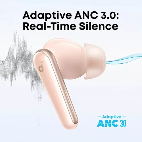 Anker - Wireless Earbuds SoundCore Liberty 5 (A3957G51) - with Dolby Audio, Bluetooth 5.4, Noise-Cancelling - Pink