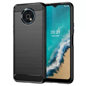 Techsuit - Carbon szilikon tok - Nokia G50 - Fekete