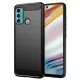 Techsuit - Carbon szilikon tok - Motorola Moto G60 - Fekete