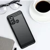 Techsuit - Carbon szilikon tok - Motorola Moto G60 - Fekete