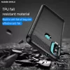 Techsuit - Carbon szilikon tok - Motorola Moto E20 / Moto E30 / Moto E40 - Fekete