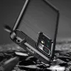 Techsuit - Carbon szilikon tok - Xiaomi Redmi 10 2021 / Redmi 10 2022 - Fekete