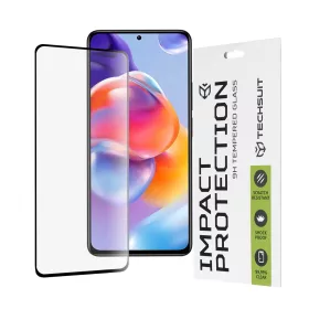   Techsuit - 111D Full Cover / Full Glue üvegfólia - Xiaomi Redmi Note 11 Pro 4G/11 Pro 5G/11 Pro+ 5G/Poco X4 Pro 5G - Fekete széllel