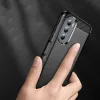 Techsuit - Carbon szilikon tok - Motorola Moto G31 4G / Moto G41 4G - Fekete
