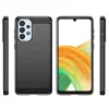 Techsuit - Carbon szilikon tok - Samsung Galaxy A33 5G - Fekete