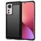 Techsuit - Carbon szilikon tok - Xiaomi 12 / 12X - Fekete