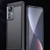 Techsuit - Carbon szilikon tok - Xiaomi 12 / 12X - Fekete