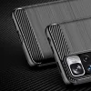 Techsuit - Carbon szilikon tok - Xiaomi Redmi Note 11 Pro+ 5G - Fekete