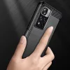 Techsuit - Carbon szilikon tok - Xiaomi Redmi Note 11 Pro+ 5G - Fekete