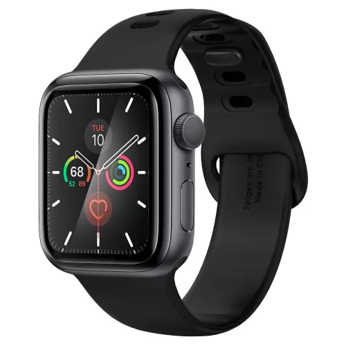 Spigen - (2 pack) ProFlex EZ Fit (AFL01220) - Apple Watch 4 / 5 / 6 / SE / SE 2 (44mm) - Black