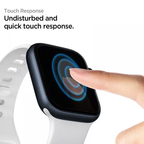 Spigen - (3 pack) Neo Flex (AFL04049) - Apple Watch 4 / 5 / 6 / SE / SE 2 / 7 / 8 / 9 (44mm / 45mm) - Clear
