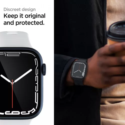 Spigen - (3 pack) Neo Flex (AFL04049) - Apple Watch 4 / 5 / 6 / SE / SE 2 / 7 / 8 / 9 (44mm / 45mm) - Clear