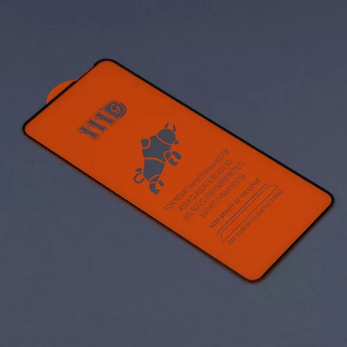 Techsuit - 111D Full Cover / Full Glue üvegfólia - Xiaomi Redmi 10 / Redmi 10 2022 - Fekete széllel