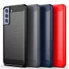Techsuit - Carbon szilikon tok - Samsung Galaxy S22 - Fekete