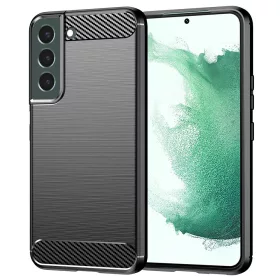   Techsuit - Carbon szilikon tok - Samsung Galaxy S22 Plus - Fekete