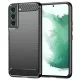 Techsuit - Carbon szilikon tok - Samsung Galaxy S22 Plus - Fekete