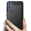 Techsuit - Carbon szilikon tok - Samsung Galaxy S22 Plus - Fekete