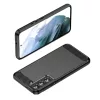 Techsuit - Carbon szilikon tok - Samsung Galaxy S22 Plus - Fekete